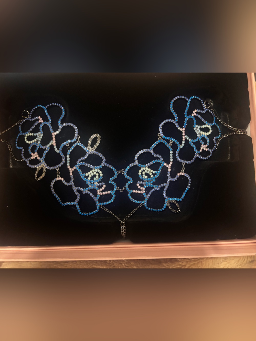 Victoria's Secret Electric Orchid Body Jewelry Bra - Orchid